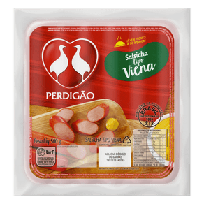 SALSICHA-VIENA-PERDIGAO-500G SALSICHA-VIENA-PERDIGAO-500G