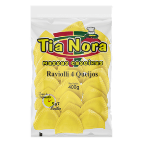 RAVIOLI-4-QUEIJOS-TIA-NORA-400G RAVIOLI-4-QUEIJOS-TIA-NORA-400G