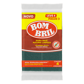 ESPONJA-SINT-BOMBRIL-LV4-PG3-MULTI ESPONJA-SINT-BOMBRIL-LV4-PG3-MULTI