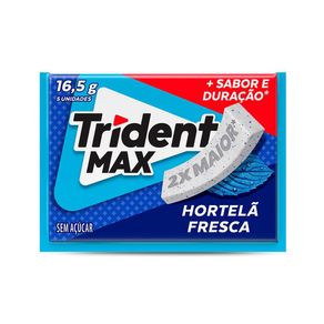 CHICLETE-TRIDENT-MAX-165-HORTELA CHICLETE-TRIDENT-MAX-165-HORTELA