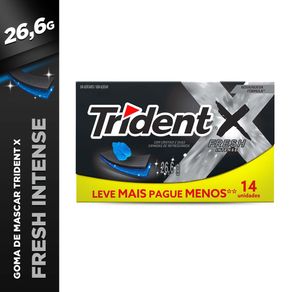 GOMA-DE-MASCAR-MENTA-FORTE-ZERO-ACUCAR-TRIDENT-XFRESH-CAIXA-252G-14-UNIDADES GOMA-DE-MASCAR-MENTA-FORTE-ZERO-ACUCAR-TRIDENT-XFRESH-CAIXA-252G-14-UNIDADES