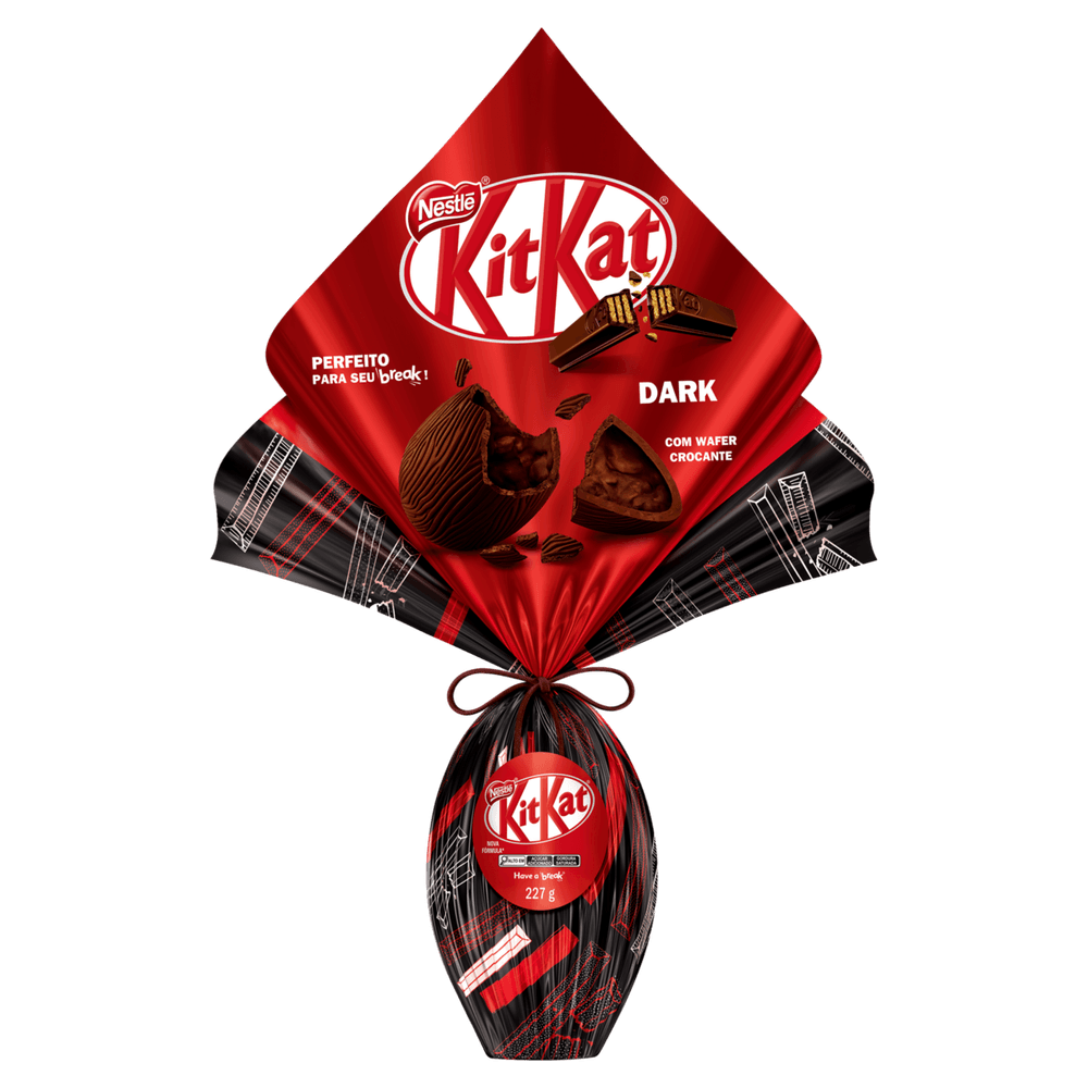 OVO PASCOA NESTLE 227G KIT KAT DARK supermercadosimperatriz