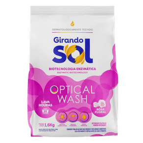 Lava-Roupas-Po-Rosa-Floral-Girando-Sol-Optical-Wash-Pacote-16kg Lava-Roupas-Po-Rosa-Floral-Girando-Sol-Optical-Wash-Pacote-16kg