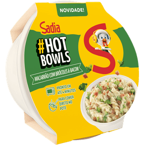 MACARRAO-SADIA-HOT-BOWLS-300G-BROCOLIS-BACON MACARRAO-SADIA-HOT-BOWLS-300G-BROCOLIS-BACON