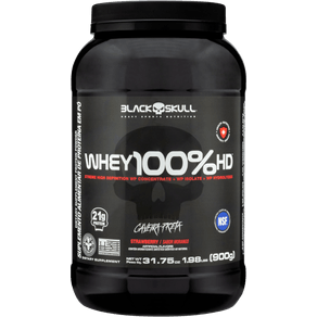 WHEY-PROTEIN-BLACKSKULL-100PC-900G-MORANGO WHEY-PROTEIN-BLACKSKULL-100PC-900G-MORANGO