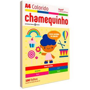 PAPEL-A4-CHAMEX-100-FOLHAS-CORES-SORTIDAS PAPEL-A4-CHAMEX-100-FOLHAS-CORES-SORTIDAS