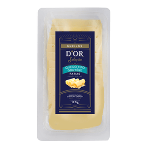 QUEIJO-DOR-120G-GRUYERE-FATIADO QUEIJO-DOR-120G-GRUYERE-FATIADO