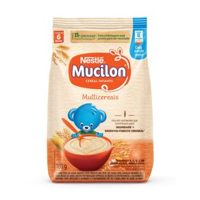 Cereal Infantil Mucilon Multicereais 180g CEREAL MILHO E ARROZ MUCILON 180G