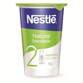 IOGURTE NATURAL DESNATADO NESTLÉ 160G IOGURTE NATURAL DESNATADO NESTLÉ 160G