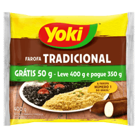 FAROFA-MANDIOCA-YOKI-LV400G-PG350G-TEMPERADA-TRAD