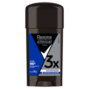 ANTITRANS-CREME-REXONA-96H-58G-CLEAN ANTITRANS-CREME-REXONA-96H-58G-CLEAN