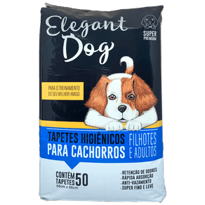 TAPETE-ELEGANT-DOG-HIG-C-50UN-56X56CM