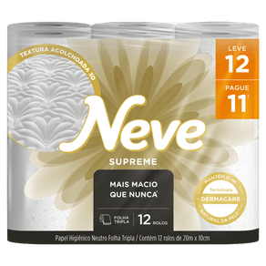 PAPEL-HIGIENICO-NEVE-20M-LV12-PG11-FOLHA-TRIPLA PAPEL-HIGIENICO-NEVE-20M-LV12-PG11-FOLHA-TRIPLA