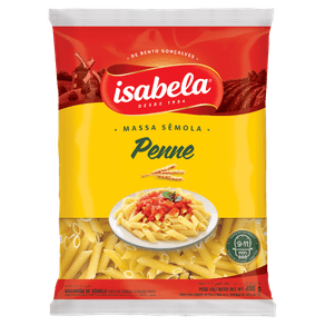 MACARRAO-SEMOLA-ISABELA-400G.-PENNE MACARRAO-SEMOLA-ISABELA-400G.-PENNE