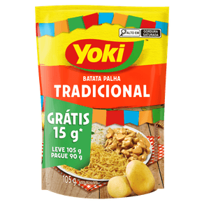 BATATA-PALHA-YOKI-TRADICIONAL-105G-SACHE-LEVE BATATA-PALHA-YOKI-TRADICIONAL-105G-SACHE-LEVE