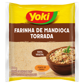 FARINHA-DE-MANDIOCA-YOKI-500G-TORRADA FARINHA-DE-MANDIOCA-YOKI-500G-TORRADA
