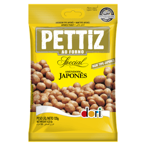 AMENDOIM-DORI-120G-PETTIZ-JAPONES-SALGADO AMENDOIM-DORI-120G-PETTIZ-JAPONES-SALGADO