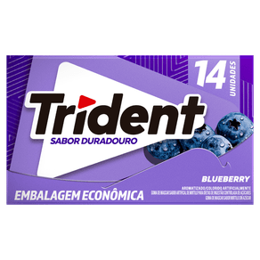 CHICLETE-TRIDENT-252G-BLUEBERRY CHICLETE-TRIDENT-252G-BLUEBERRY