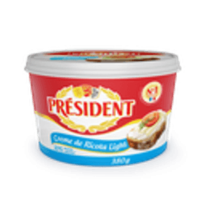 CREME-RICOTA-PRESIDENT-380GR-LIGHT CREME-RICOTA-PRESIDENT-380GR-LIGHT