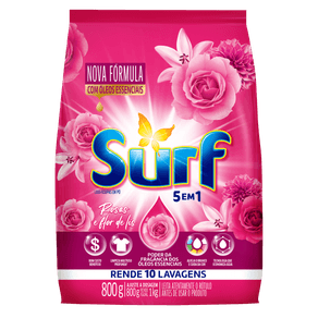 LAVA-ROUPAS-SURF-800GR-PC-PO-5X1-ROSAS-FLOR LAVA-ROUPAS-SURF-800GR-PC-PO-5X1-ROSAS-FLOR