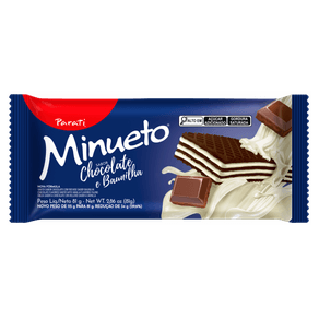BISC-WAFER-MINUETO-81G-CHOC-C--BAUNILH BISC-WAFER-MINUETO-81G-CHOC-C--BAUNILH