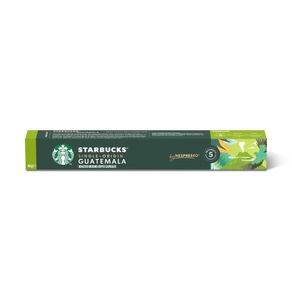 Café em Cápsula Starbucks® Single-Origin Guatemala by Nespresso® - 10 cápsulas CAFE STARBUCKS 52G CAPSULA C/10 TORRADO MOIDO GUATEMALA