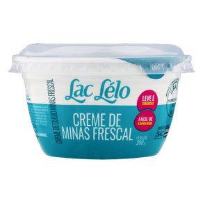 Creme-de-Queijo-Minas-Frescal-Lac-Lelo-Pote-200g Creme-de-Queijo-Minas-Frescal-Lac-Lelo-Pote-200g