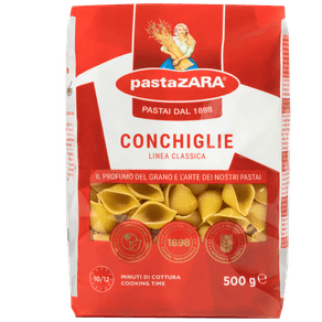MASSA-PASTA-ZARA-500G-CONCHIGLIE MASSA-PASTA-ZARA-500G-CONCHIGLIE