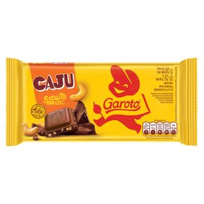 CHOCOLATE GAROTO 80G CASTANHA CAJU CHOCOLATE GAROTO 80G CASTANHA CAJU