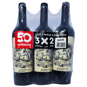 KIT-VINHO-CORDERO-PIEL-LOBO-750-ML-LV-PG--BONARDA KIT-VINHO-CORDERO-PIEL-LOBO-750-ML-LV-PG--BONARDA