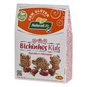 BISC-BICHINHOS-KIDS-KODILAR-80G-VEG-MORANGO BISC-BICHINHOS-KIDS-KODILAR-80G-VEG-MORANGO