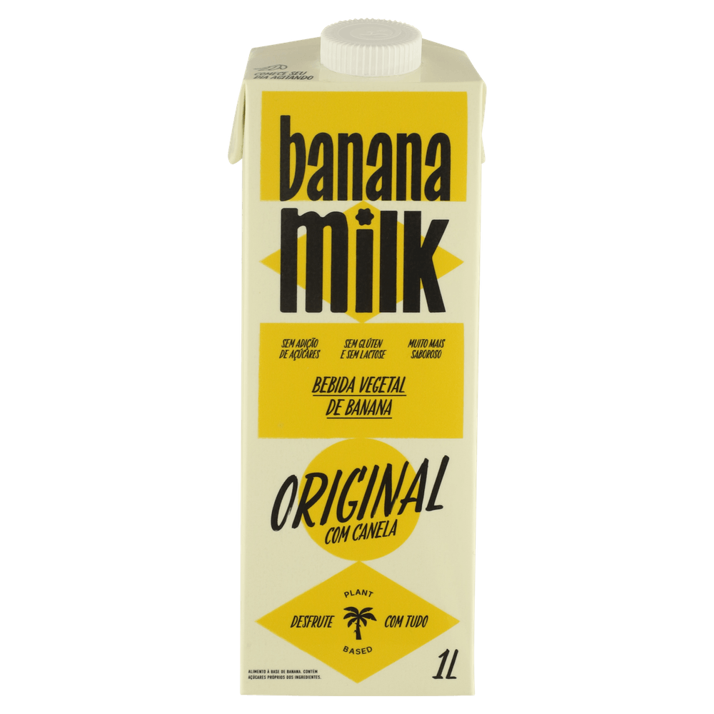 BEBIDA VEGETAL BANANA MILK 1L - supermercadosimperatriz