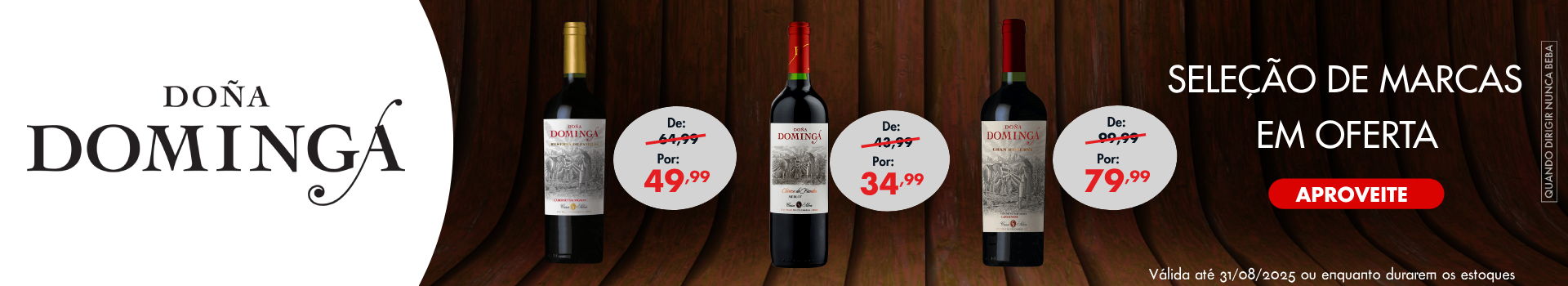 Vinhos - Seleção de Marcas