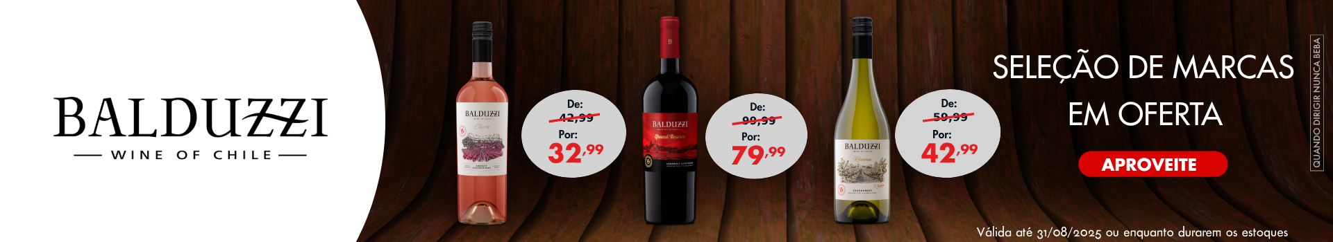 Vinhos - Seleção de Marcas